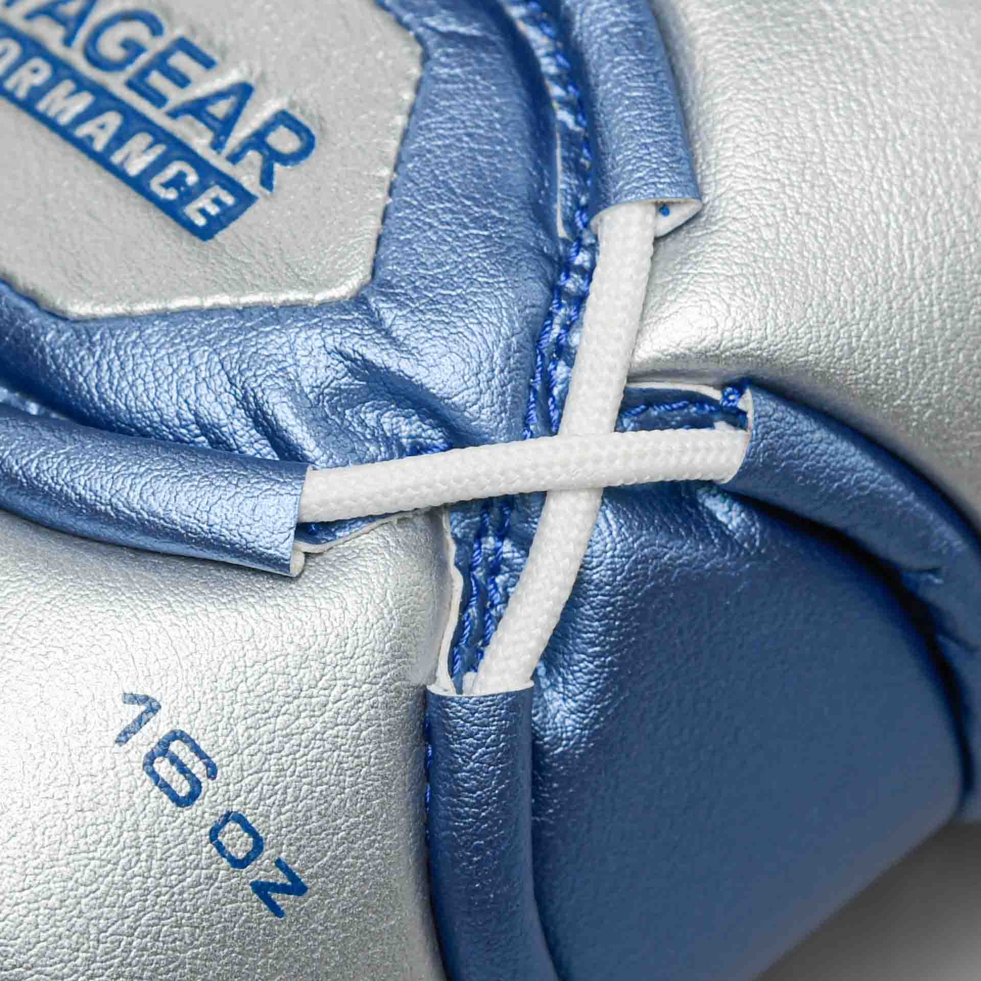 JOYAGEAR PERFORMANCE V2 LACES BOXING GLOVES Blue/Silver