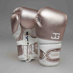 JOYAGEAR PERFORMANCE V2 LACES BOXING GLOVES Rosegold/White