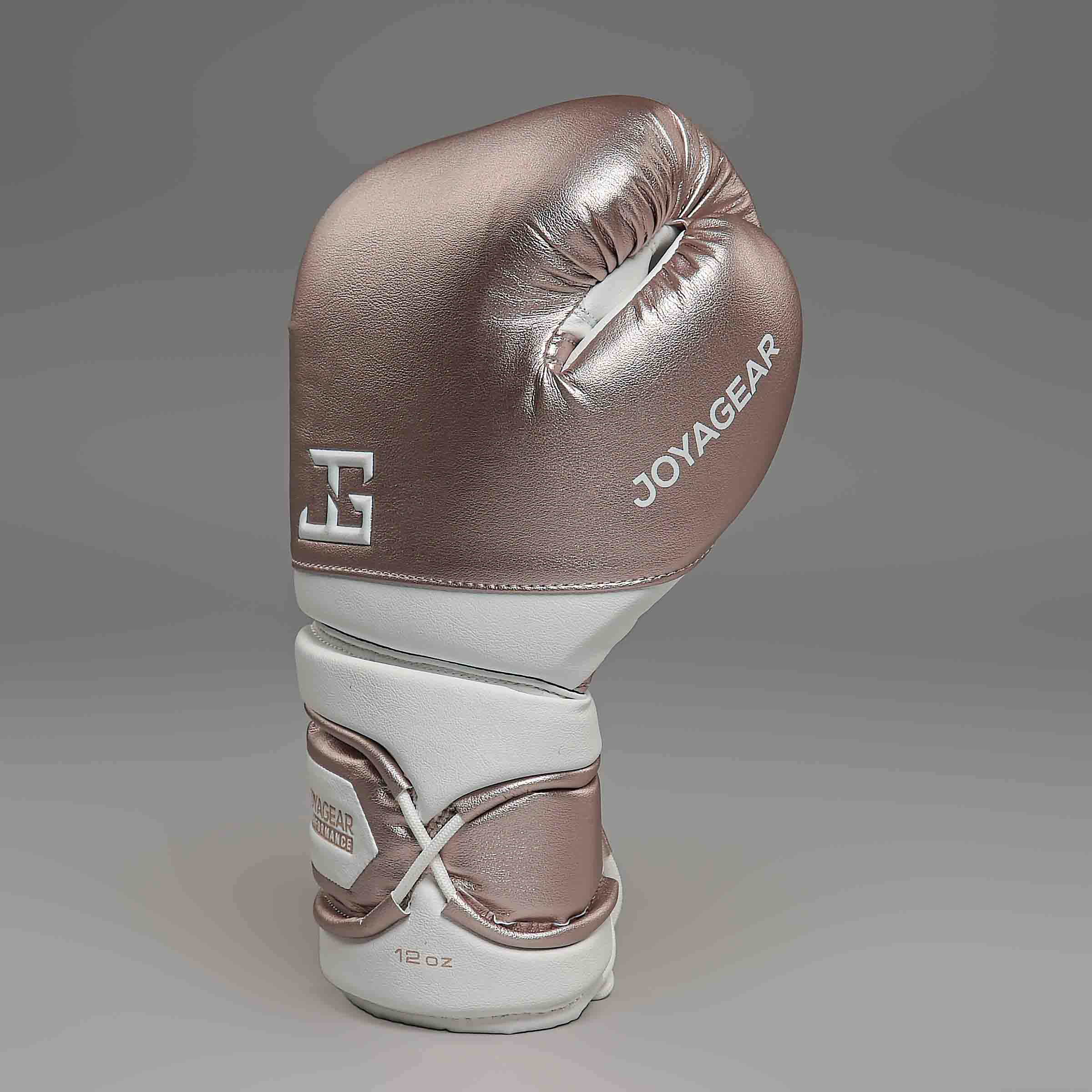 JOYAGEAR PERFORMANCE V2 LACES BOXING GLOVES Rosegold/White