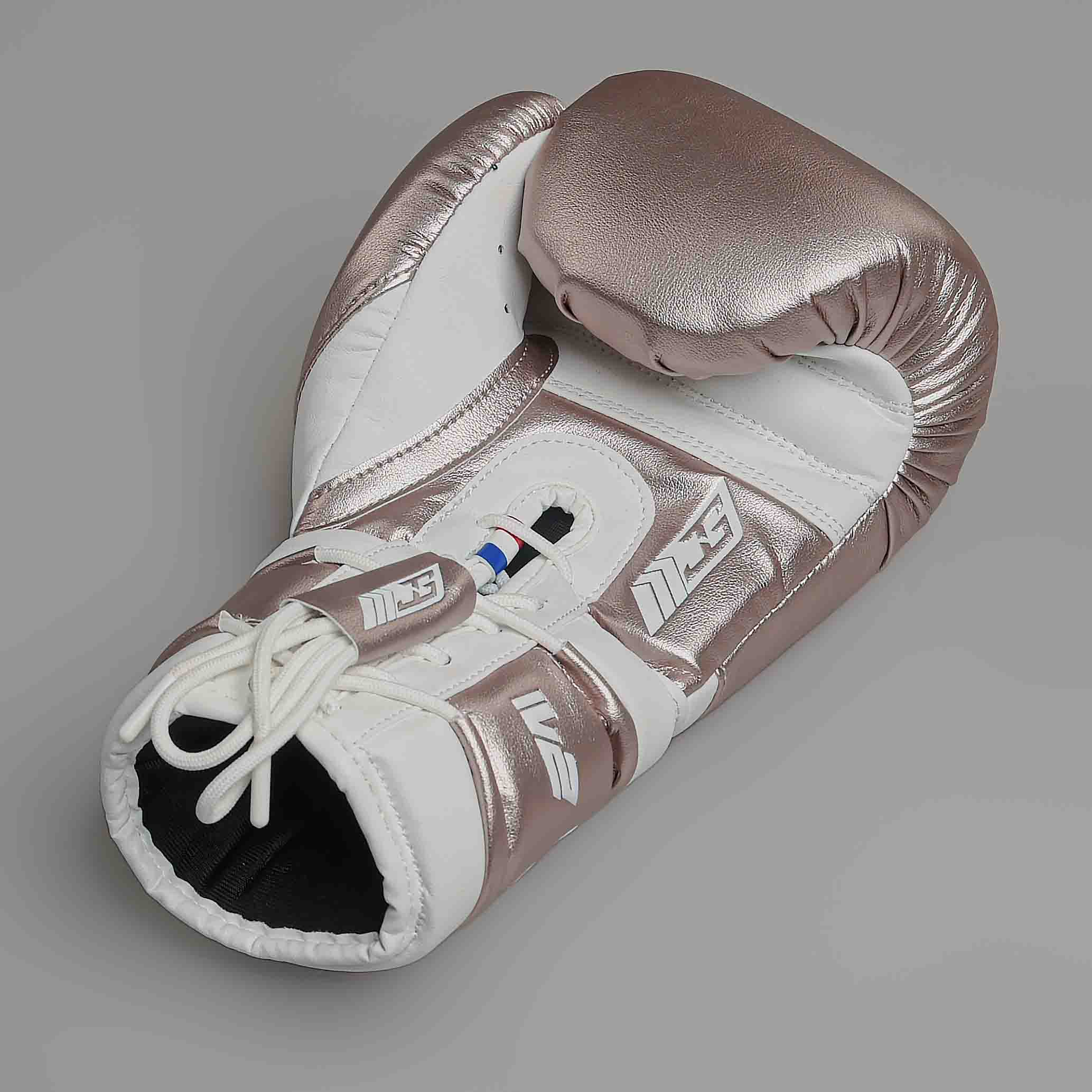 JOYAGEAR PERFORMANCE V2 LACES BOXING GLOVES Rosegold/White