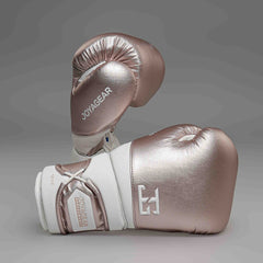 JOYAGEAR PERFORMANCE V2 LACES BOXING GLOVES Rosegold/White