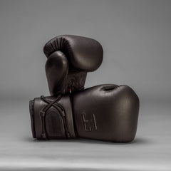 Joyagear Elite Performance Laces Boxing Gloves Leather White