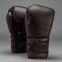 Joyagear Elite Performance Laces Boxing Gloves Leather White