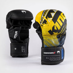 MMA-Handschuhe Tekken 8 King Schwarz-Gelb