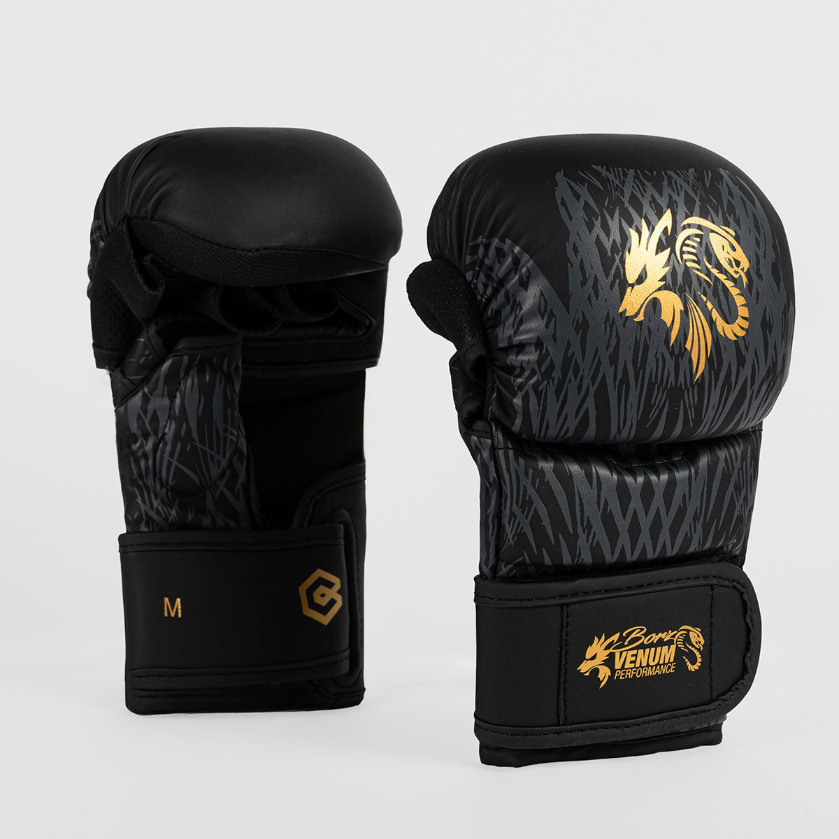 MMA-Handschuhe Venum x Chimaev Wild Borz Schwarz