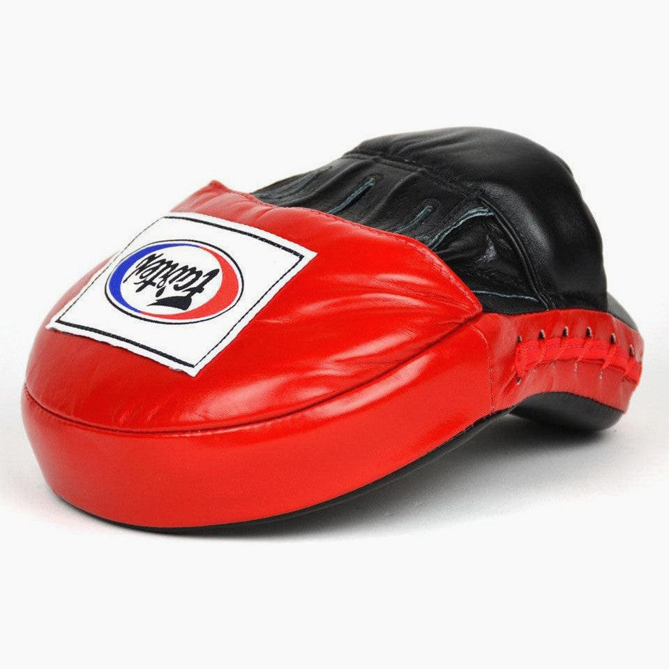 Boxpratzen Fairtex Ultimative Konturierte FMV9 Schwarz-Rot