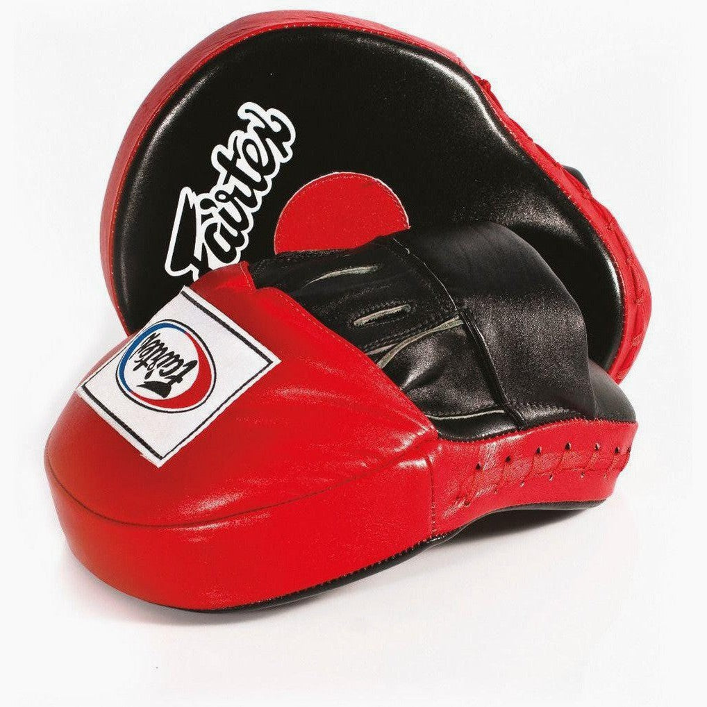 Boxpratzen Fairtex Ultimative Konturierte FMV9 Schwarz-Rot