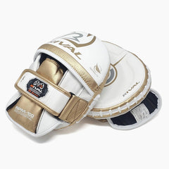 Boxpratzen Rival Professionelle RPM100 Weiß-Gold