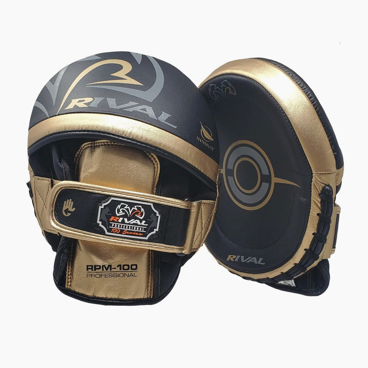 Boxpratzen Rival Professionell RPM100 Schwarz-Gold
