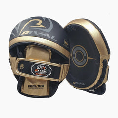 Boxpratzen Rival Professionell RPM100 Schwarz-Gold