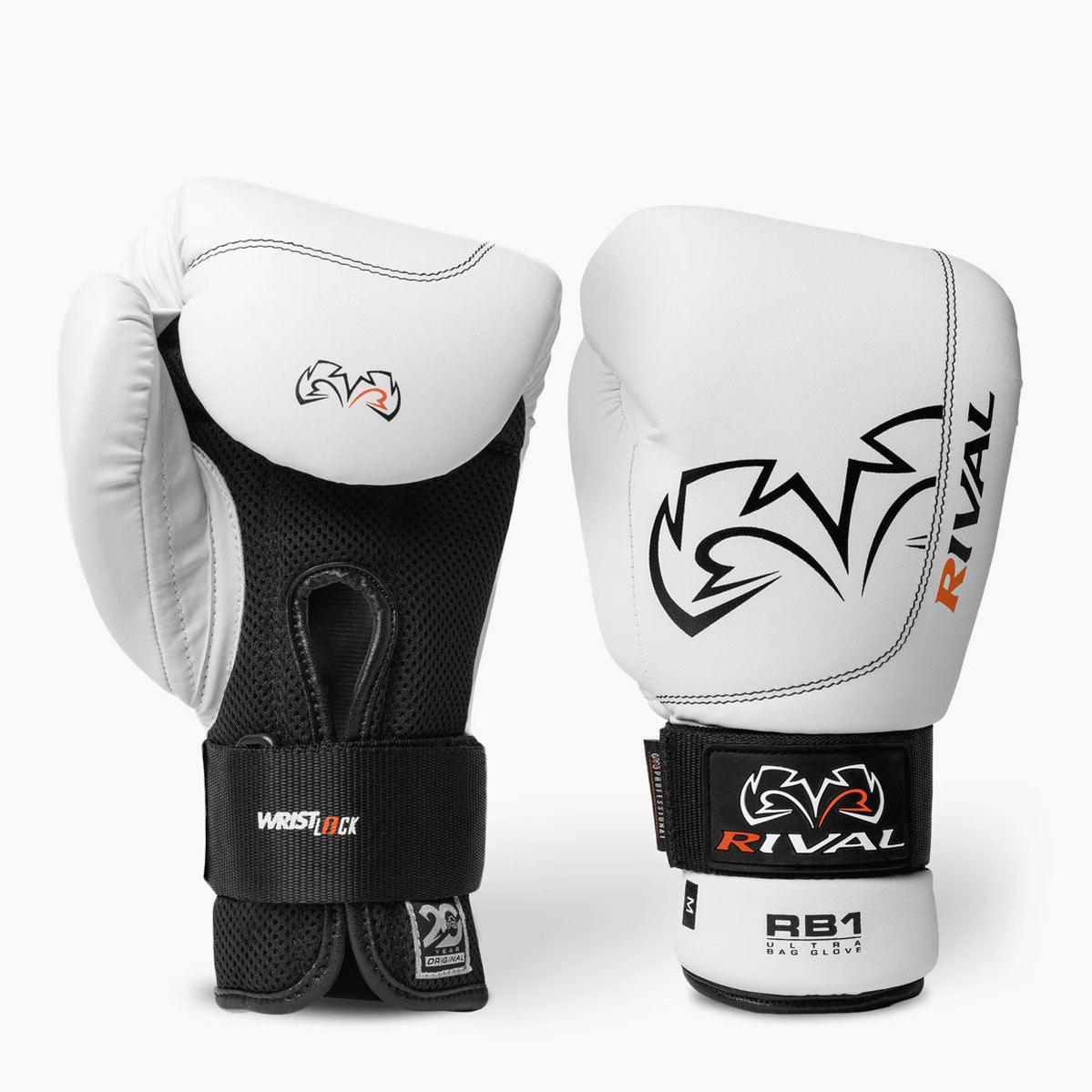 Boxsack-Handschuhe Rival RB1 Ultra 20th Anniversary Weiß