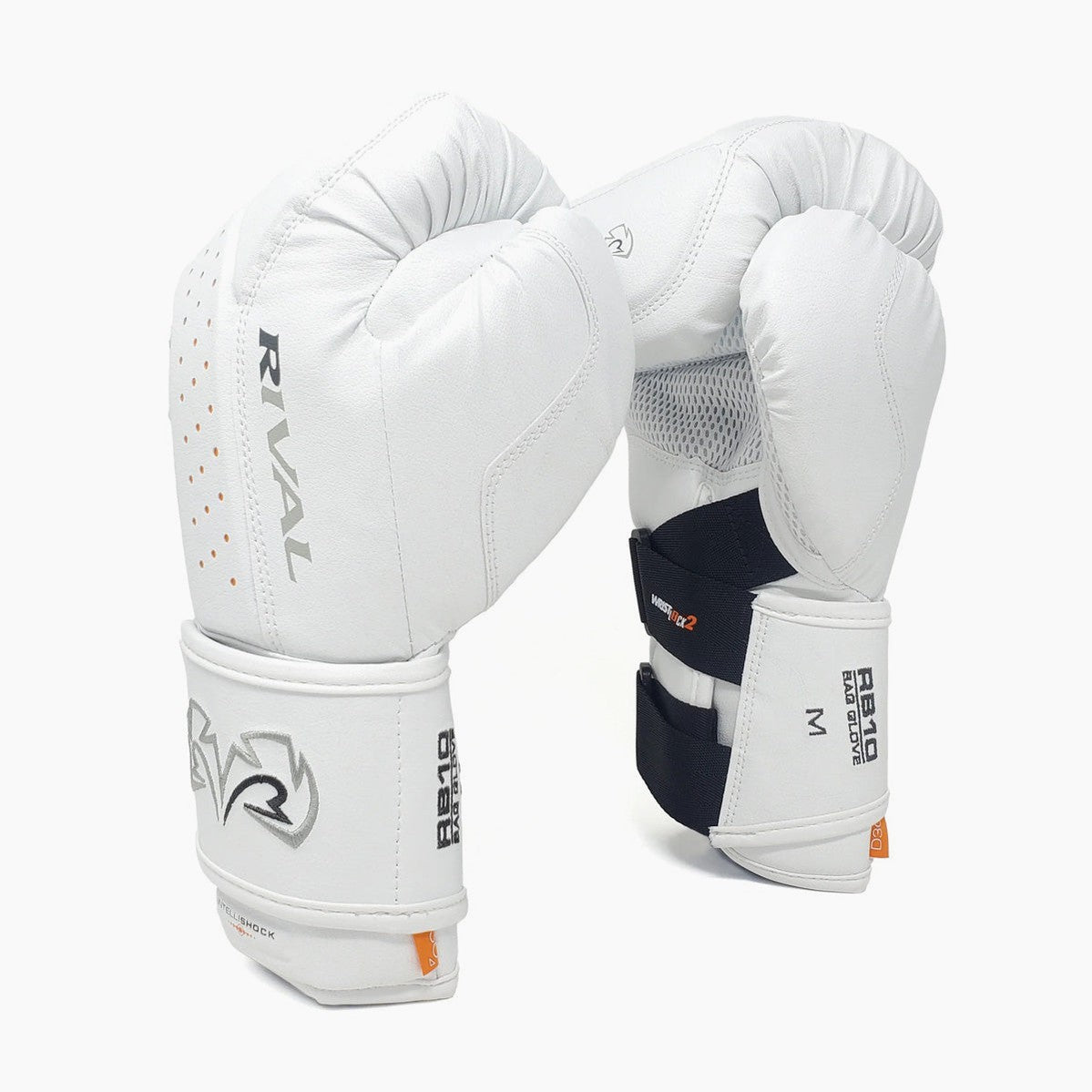 Boxsack-Handschuhe Rival RB10 Intelli-Shock Weiß