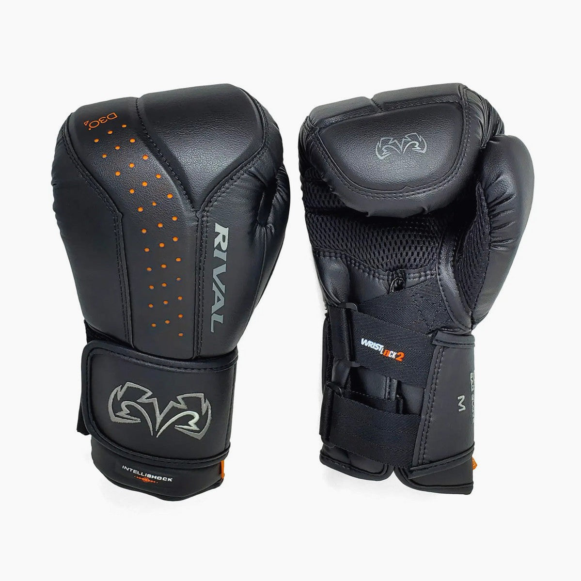 Boxsack-Handschuhe Rival RB10 Intelli-Shock Schwarz