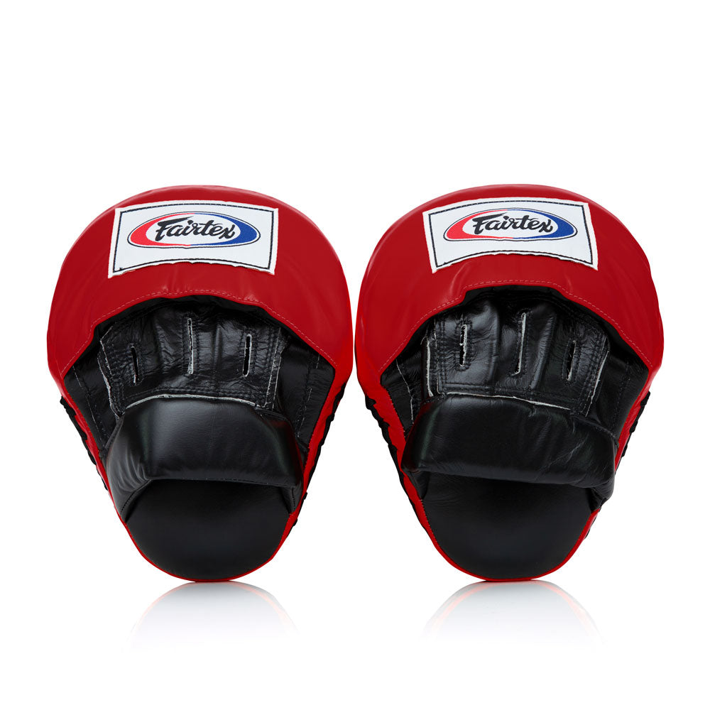 Boxpratzen Fairtex Ultimative Konturierte FMV9 Schwarz-Rot