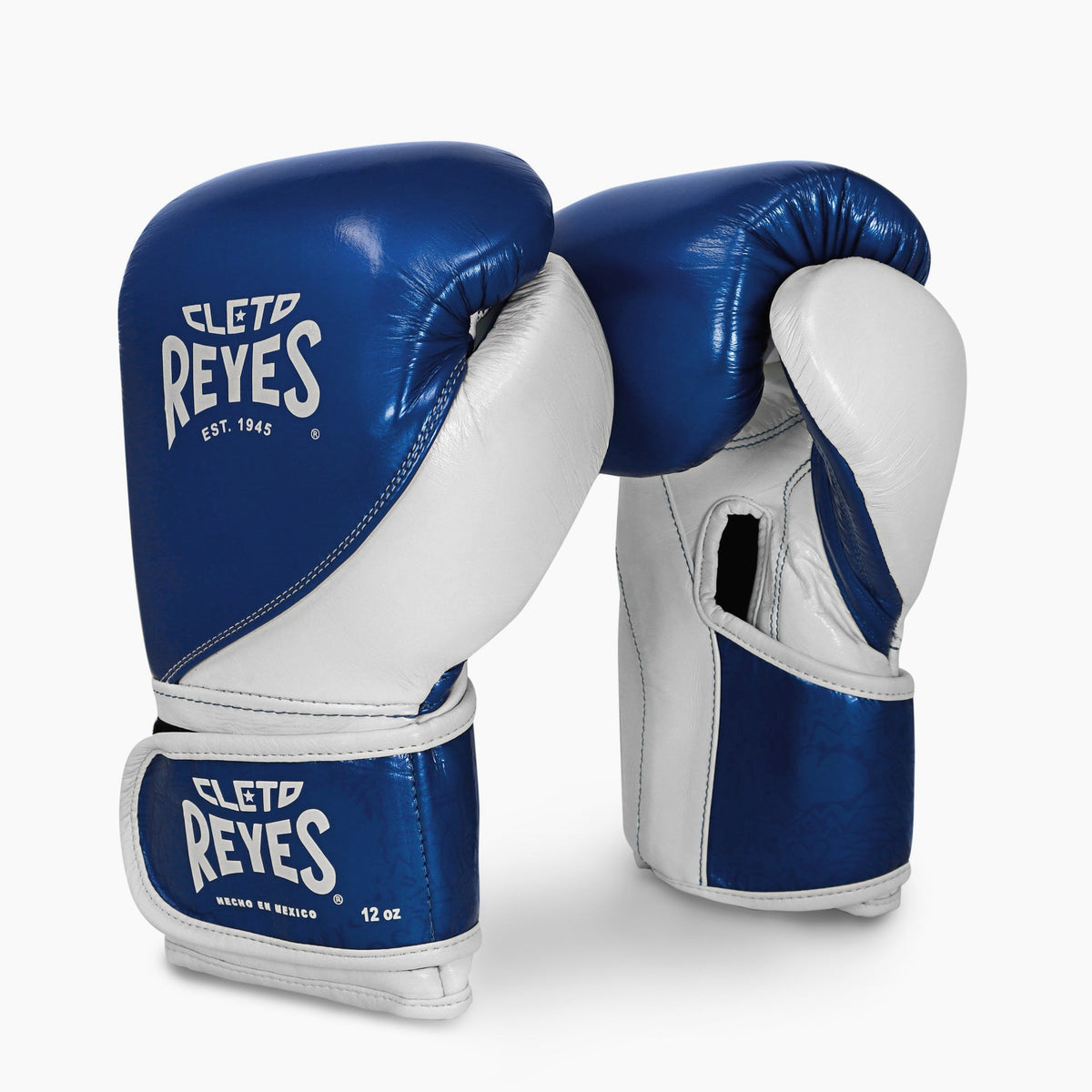 Boxhandschuhe Cleto Reyes High Precision Training CE7 Blau-Weiß