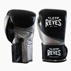 Boxhandschuhe Cleto Reyes High Precision Training CE7 Schwarz-Silber