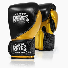 Boxhandschuhe Cleto Reyes High Precision Training CE7 Schwarz-Gold