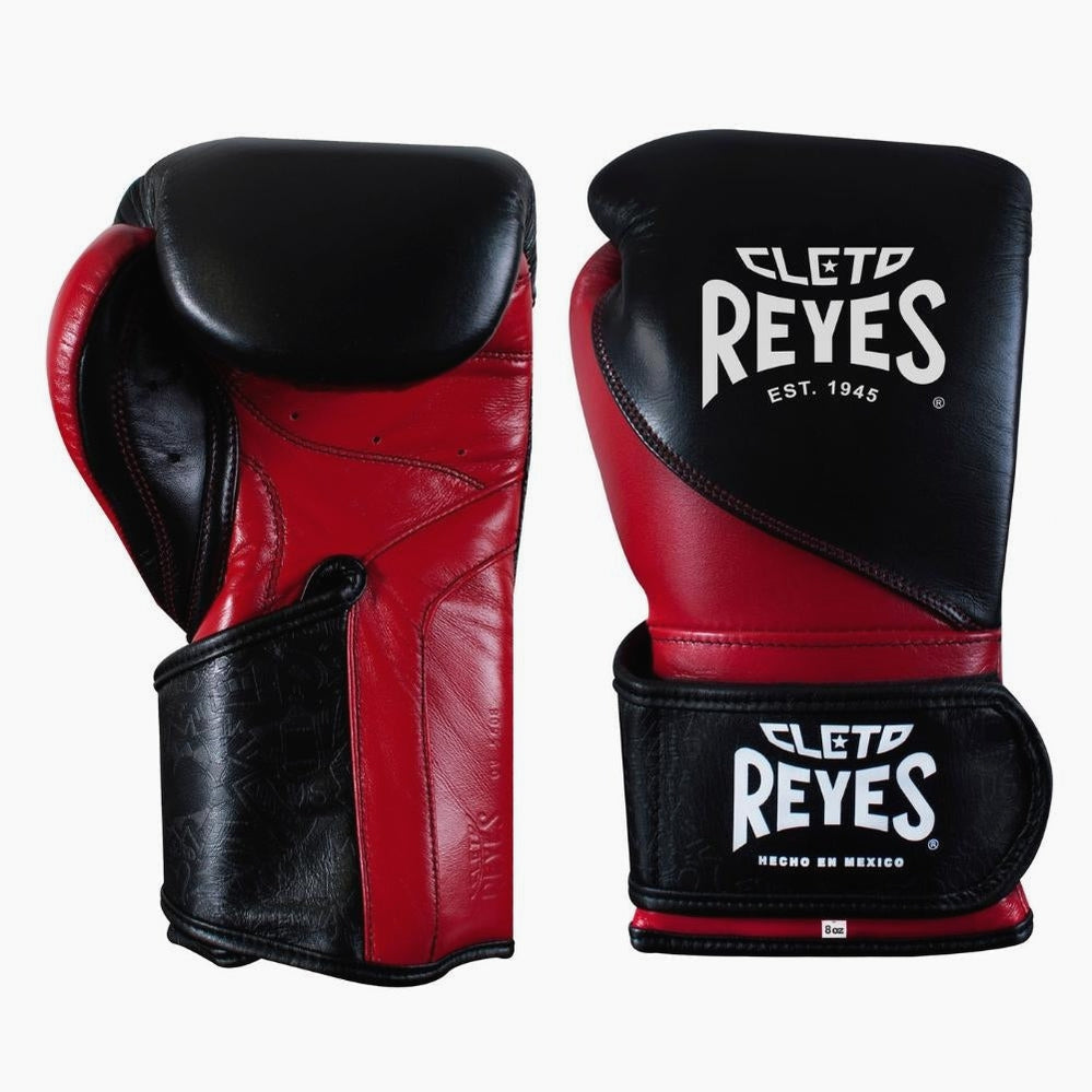 Boxhandschuhe Cleto Reyes High Precision Training CE7 Schwarz-Rot