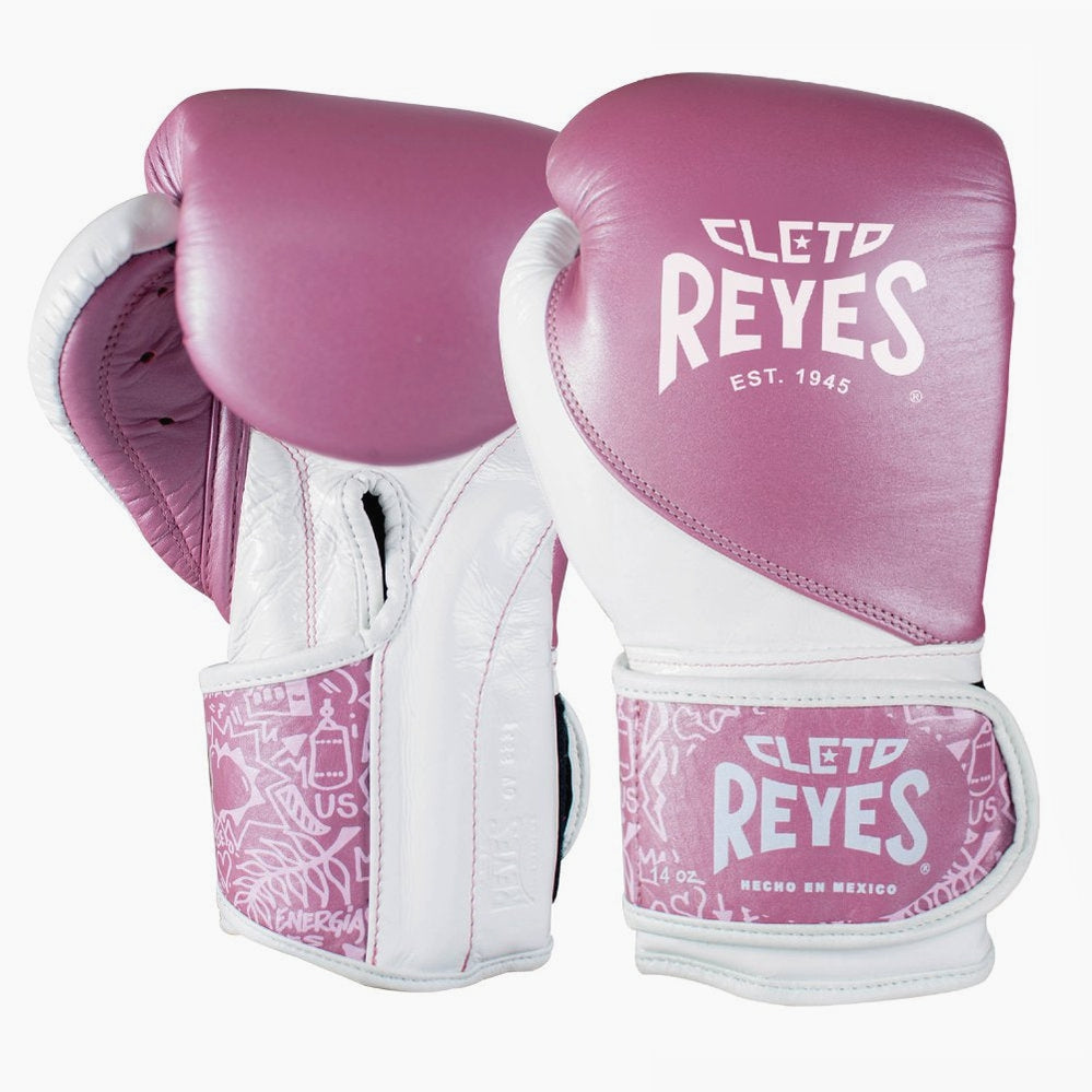 Boxhandschuhe Cleto Reyes High Precision Schulung CE7 Rosa-weiß