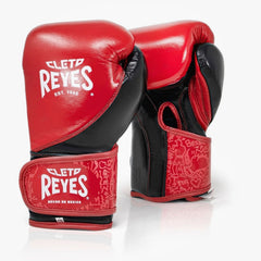 Boxhandschuhe Cleto Reyes High Precision Training CE7 Rot-Schwarz