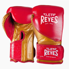 Boxhandschuhe Cleto Reyes High Precision Training CE7 Rot-Gold