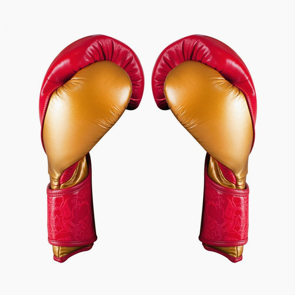 Boxhandschuhe Cleto Reyes High Precision Training CE7 Rot-Gold