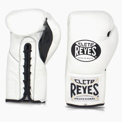 Boxhandschuhe Cleto Reyes Professionelle CB2 Weiß mit Schnürung