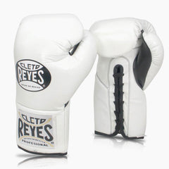 Boxhandschuhe Cleto Reyes Professionelle CB2 Weiß mit Schnürung