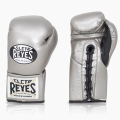 Boxhandschuhe Cleto Reyes Professionelle CB2 Platin mit Schnürung
