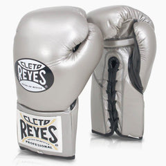 Boxhandschuhe Cleto Reyes Professionelle CB2 Platin mit Schnürung