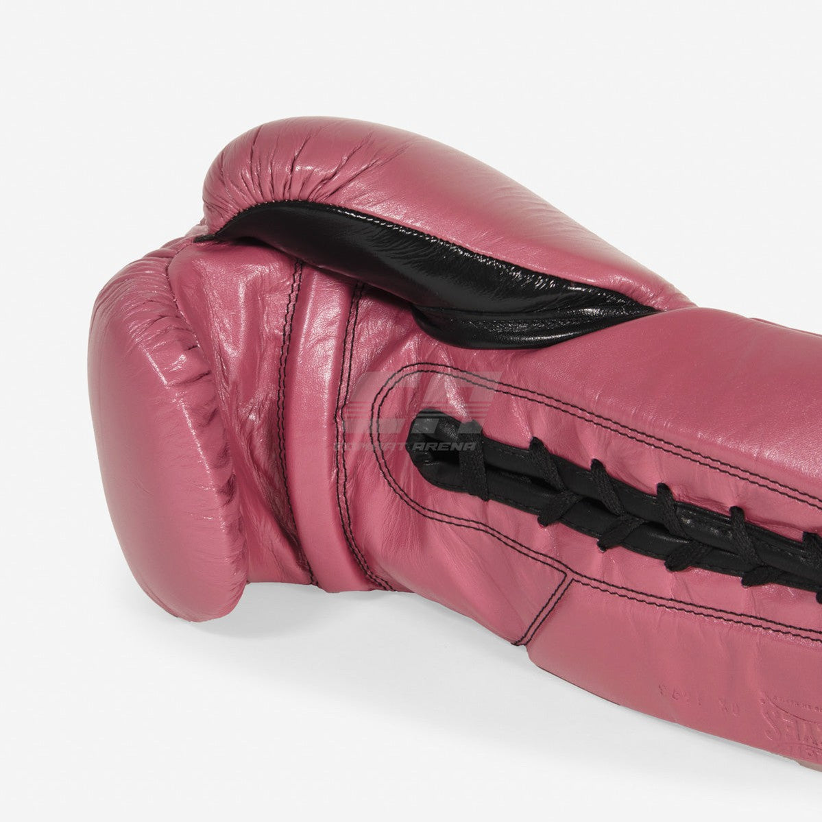 Boxhandschuhe Cleto Reyes Professionelle CB2 Rosa-Schwarz mit Schnürung