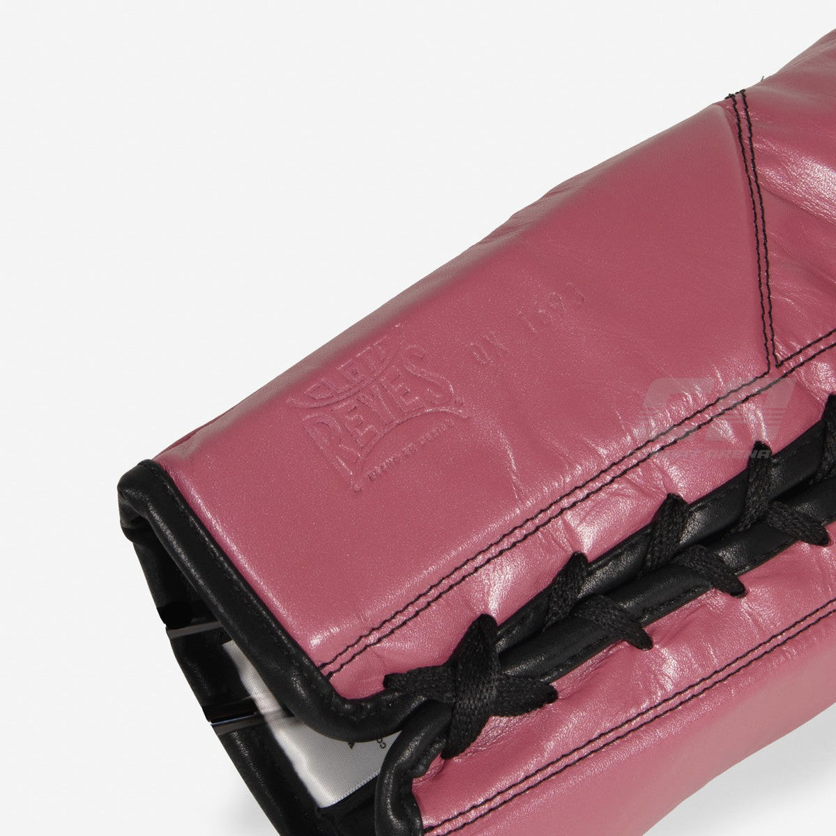 Boxhandschuhe Cleto Reyes Professionelle CB2 Rosa-Schwarz mit Schnürung