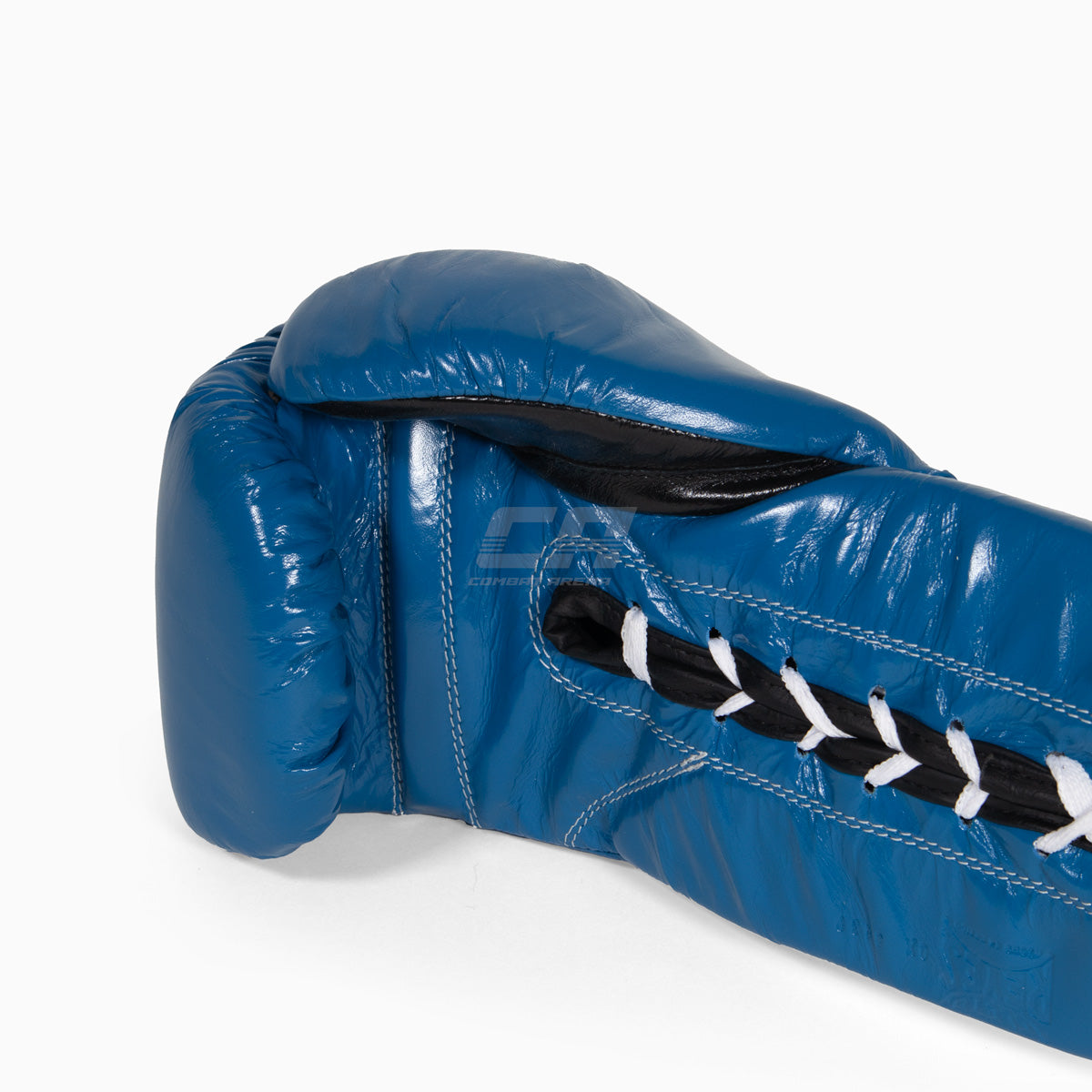 Boxhandschuhe Cleto Reyes Professional CB2 Blau-Schwarz mit Schnürung