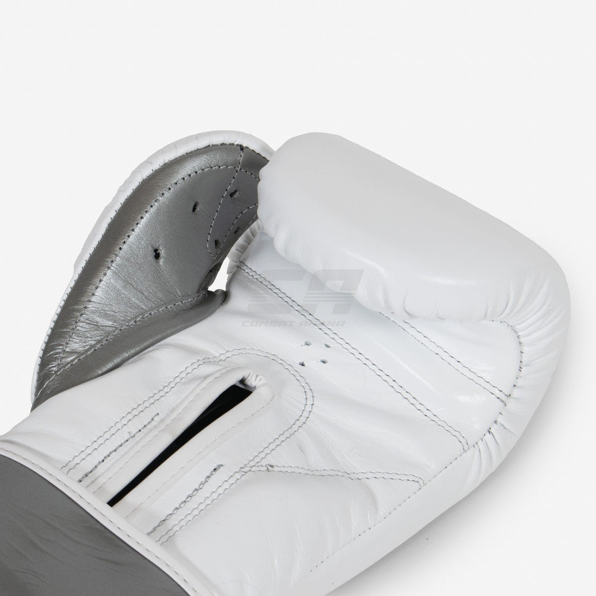 Boxhandschuhe Cleto Reyes Sparring CE6 Weiß-Silber Sonderedition
