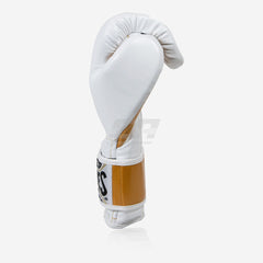 Boxhandschuhe Cleto Reyes Sparring CE6 Weiß-Gold Sonderedition