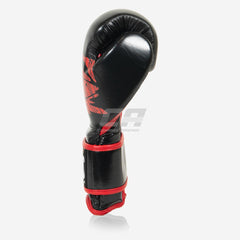 Boxhandschuhe Cleto Reyes Sparring CE6 Schwarz-Rot Mexican