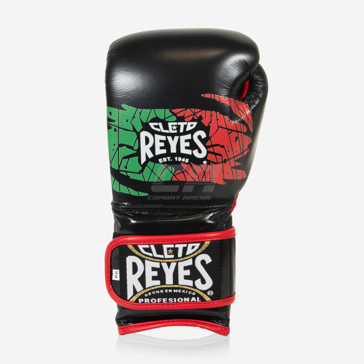 Boxhandschuhe Cleto Reyes Sparring CE6 Schwarz-Rot Mexican