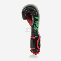 Boxhandschuhe Cleto Reyes Sparring CE6 Schwarz-Rot Mexican