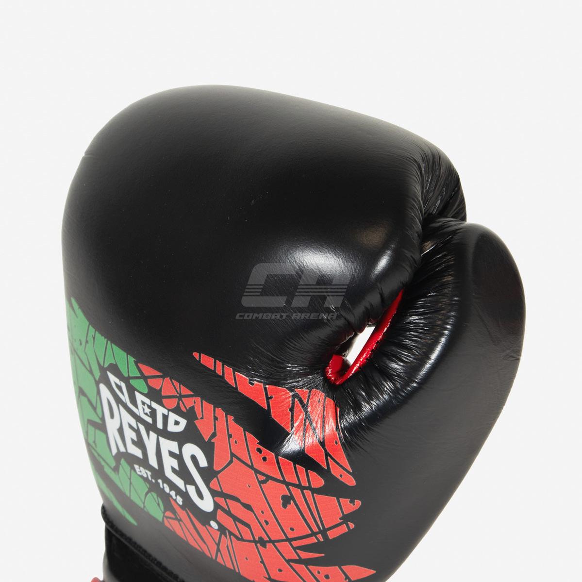 Boxhandschuhe Cleto Reyes Sparring CE6 Schwarz-Rot Mexican