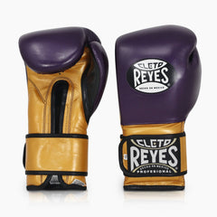 Boxhandschuhe Cleto Reyes Sparring CE6 Violett-Gold