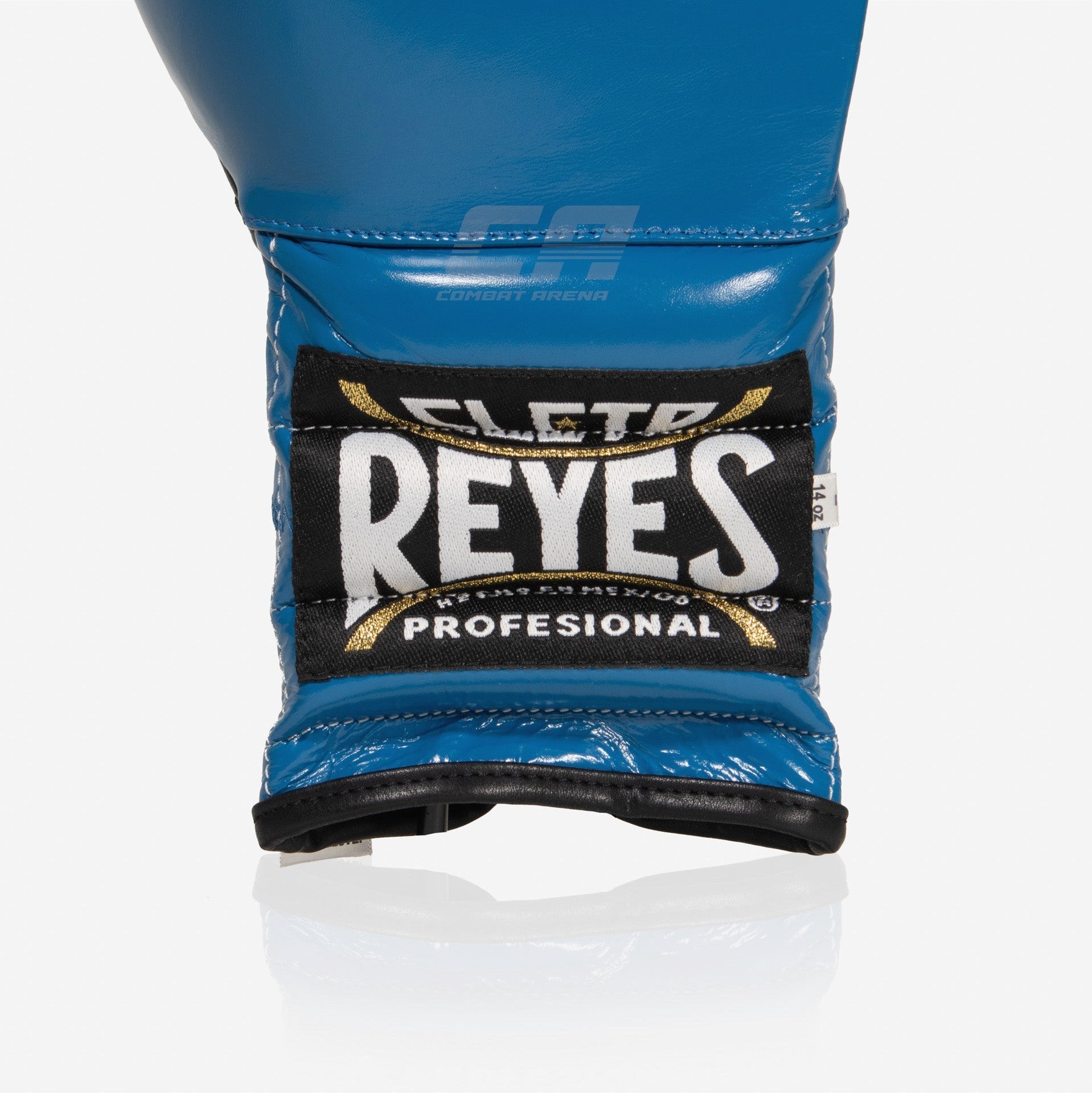 Boxhandschuhe Cleto Reyes Traditional Training CE4 Blau-schwarz mit Schnürsenkel