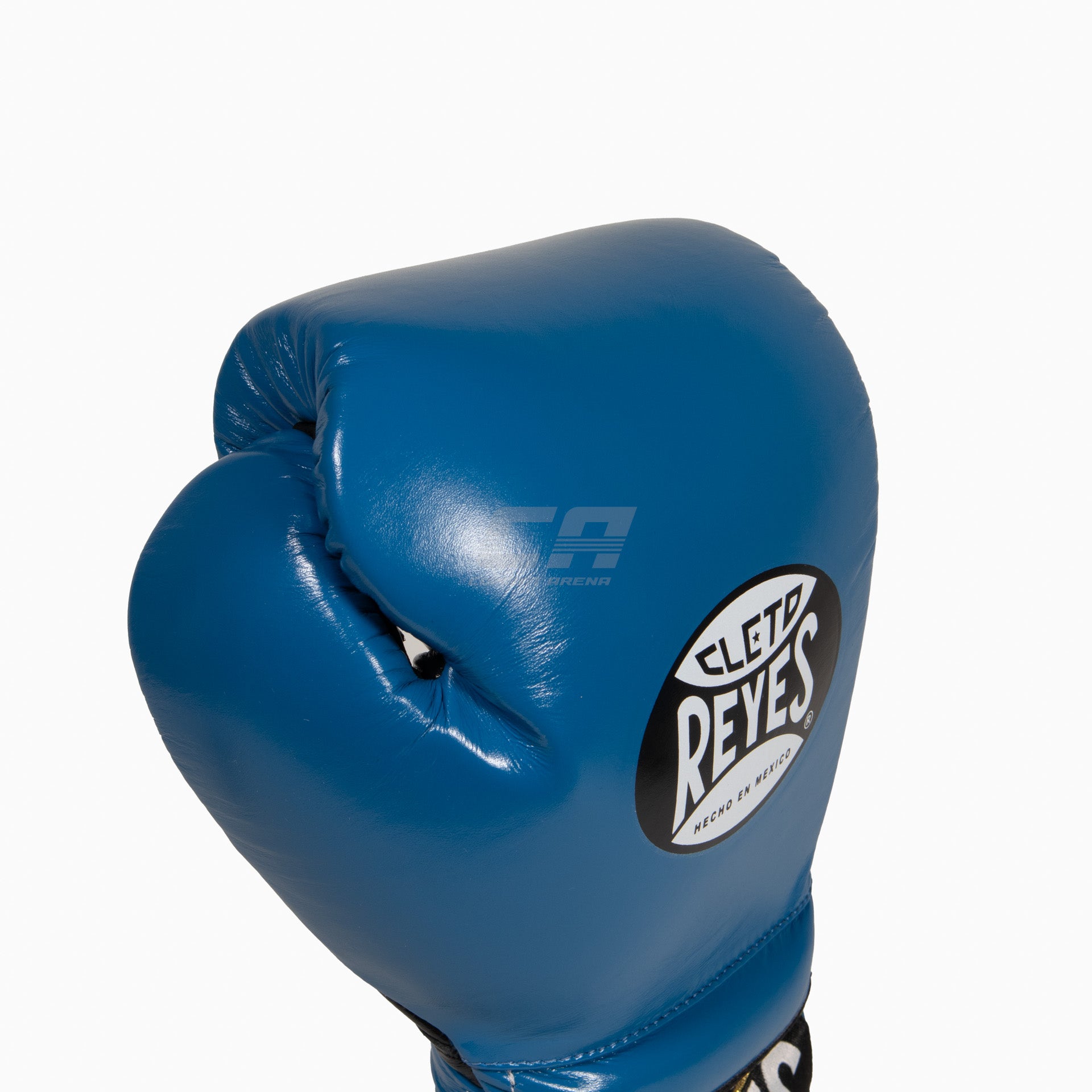 Boxhandschuhe Cleto Reyes Traditional Training CE4 Blau-schwarz mit Schnürsenkel