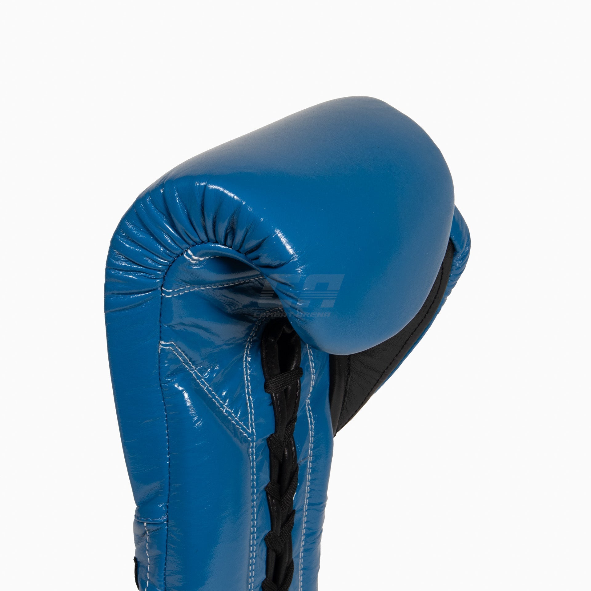 Boxhandschuhe Cleto Reyes Traditional Training CE4 Blau-schwarz mit Schnürsenkel