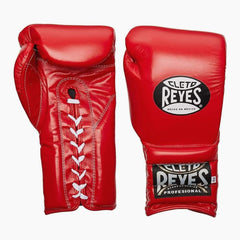 Boxhandschuhe Cleto Reyes Traditional Training CE4 Rot mit Schnürsenkel