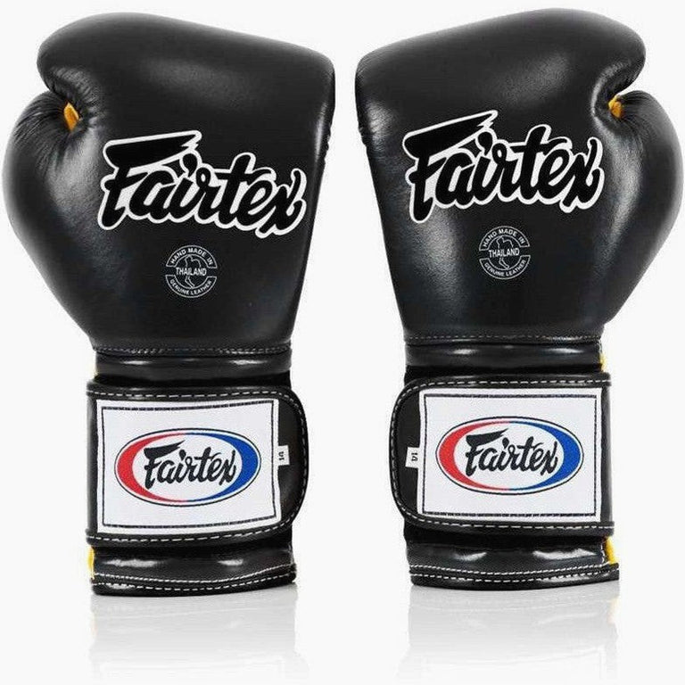 Fairtex Boxhandschuhe BGV9 Mexican Style Schwarz-Gelb