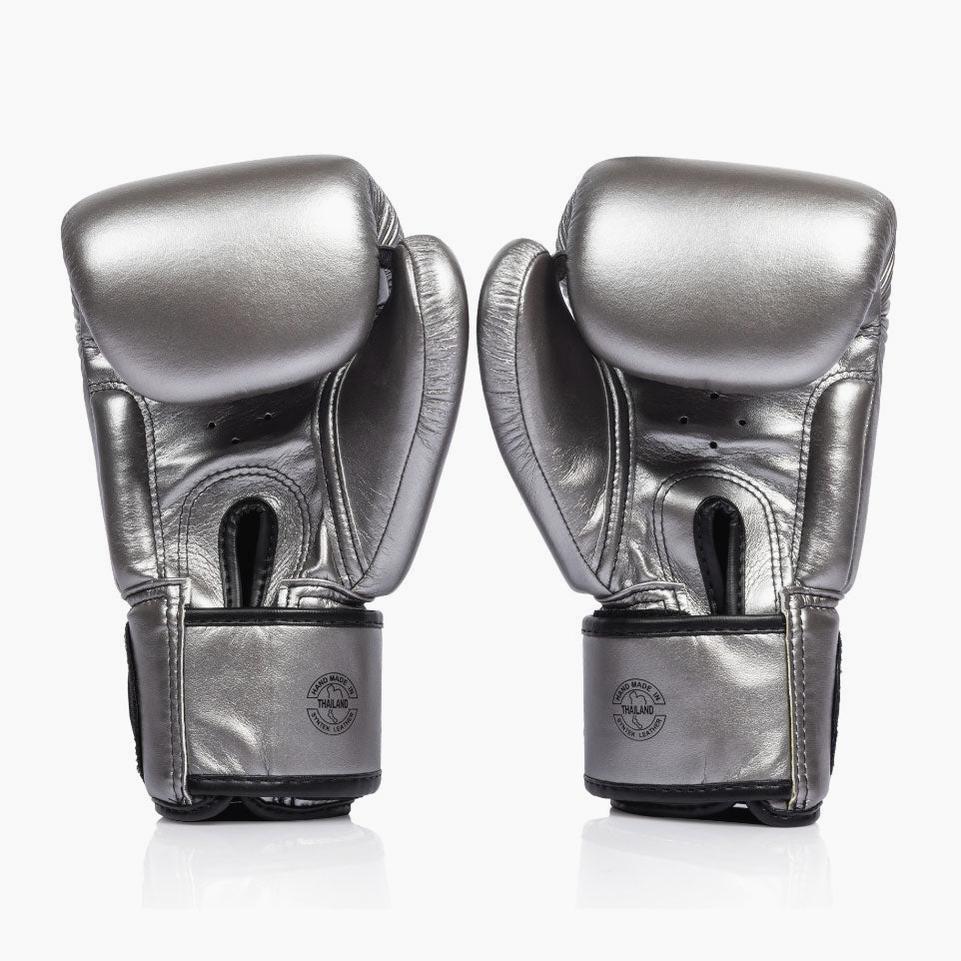Muay Thai Handschuhe Fairtex BGV1C-Plus Gun Metallic