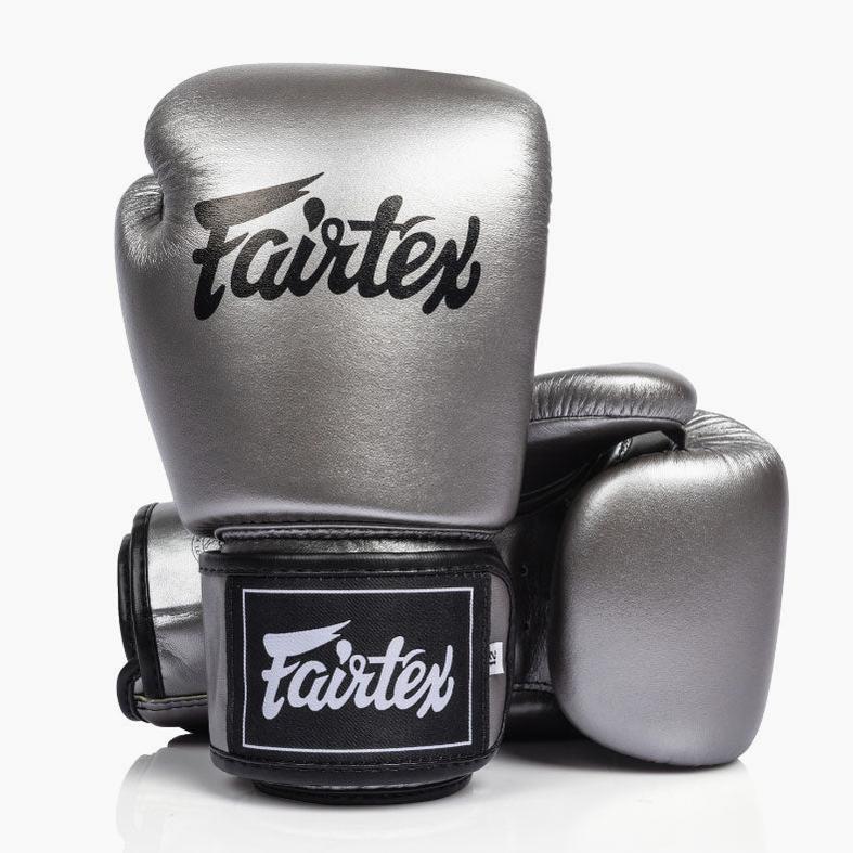 Muay Thai Handschuhe Fairtex BGV1C-Plus Gun Metallic
