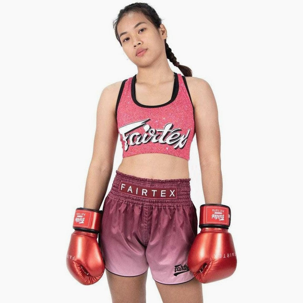 Muay Thai Handschuhe Fairtex Metallico BGV22 Rot
