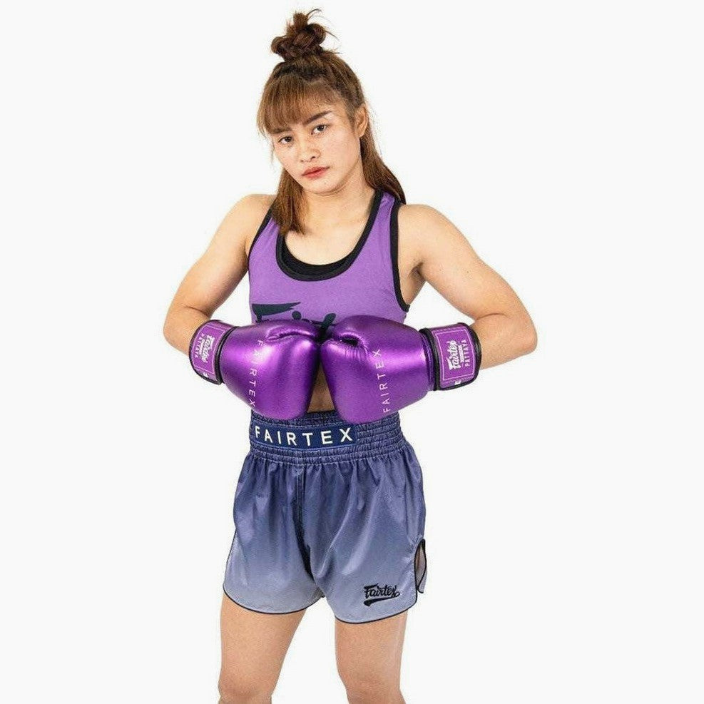 Muay Thai Handschuhe Fairtex Metallic BGV22 Lila