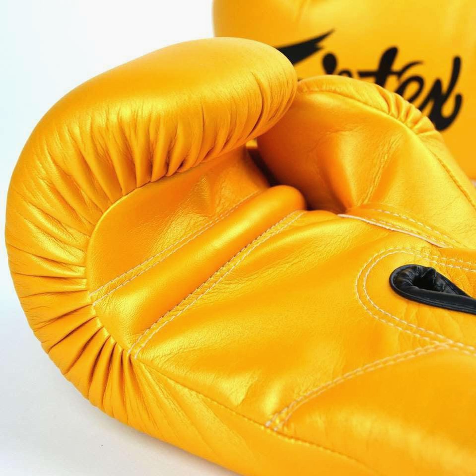 Muay Thai Handschuhe Fairtex Super Sparring BGV18 Gold